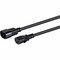 Monoprice SJT Extension Cord, 14 AWG, Indoor, 14/3, 1 Outlets, IEC 60320 C13, Black, IEC 60320 C14, 8 ft 40120 - alternate 1