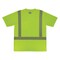 Ergodyne Hi-Vis Shirt, 5XL, Lime, Short Sleeve 22239 - alternate 1