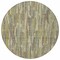 Homeroots 8' Artichoke Green And Ivory Round Striped Washable Indoor Outdoor Area Rug 609026 - alternate 2