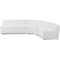 Flash Furniture 3 pcs. Living Room Set, 25-1/4" to 52-1/2" x 27", Upholstery Color: White ZB-803-750-SET-WH-GG - alternate 1