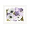 Homeroots Lilacs and Anemone White Framed Print Wall Art 529868 - alternate 1