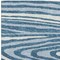 Homeroots 3' X 5' Navy Blue Denim Blue And Ivory Faux Bois Washable Indoor Outdoor Area Rug 614491 - alternate 2