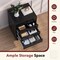 Simple Deluxe 5 Drawer Chest, Office File Cabinets Wooden, Dressers Storage Cabinet, Drawers Wood Organization Fu 3A88CHEST5C01BLK - alternate 2