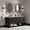 James Martin Vanities Lucian 72" Double Vanity, Carbon Oak, w/ 3 CM Siberian Silestone Widespread Top D704-V72-CBO-WSFR - alternate 2
