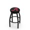 Holland Bar Stool Co 30" Blk Wrinkle Alabama Swivel Bar Stool, Accent Ring L8B2B30AL-A - alternate 1