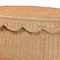 Bali & Pari Ayleen Natural Rattan Basket with Scalloped Lid - Handwoven Wicker Storage Box, Home Decor, Medium 267-14596-ZORO - alternate 2