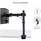 Fellowes SINGLE MONITOR ARM ELEVATES YOUR SCREEN OFF THE DESK TO ELIMINATE CLUTTER. SET U 8502501 - alternate 2