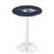 Holland Bar Stool Co 42" Chrome Nashville Predators Pub Table, 36" dia. Top L214C4236NshPre - alternate 1
