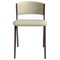 Leisuremod Aspen Modern Leather Dining Side Chair with Iron Legs in Light Grey AC51LGR - alternate 3