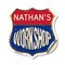 Signmission Nathan's Workshop, 18 Inch X 18 Inch, Vinyl Decal SHI-D-18-489-NATHAN - alternate 1