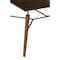 Homeroots 71" Brown Rectangular Manufactured Wood And Solid Wood Dining Table 486021 - alternate 2