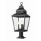 Z-Lite Raphael Sand Black 3 Light Outdoor Pier Mounted Fixture 5029PHBR-533PM-BK - alternate 1