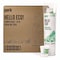 Perk Eco-ID Compostable Paper Hot Cups, 10 oz, White/Green, 500PK PK56223CT - alternate 1