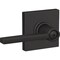 Schlage F Series Latitude Lever Collins Matte Black Bed & Bath Lock F40GLAT622COL - alternate 1