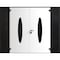Vdomdoors Front Exterior Prehung Aluminum Double Doors Ronex1277 Black Enamel Mirrored Clear Glass 2 RONEX1277DEXD-BLK-W14+72+14xH96-LH-O - alternate 1