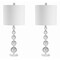 Jonathan Y Nala 28.5" Crystal LED Table Lamp, Clear/Chrome, 2PK JYL5002A-SET2 - alternate 2