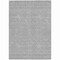 Homeroots 3' X 5' Gray Silver And Ivory Floral Washable Indoor Outdoor Area Rug 582344 - alternate 2
