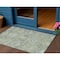Homeroots 3' X 5' Sage And Gold Medallion Washable Indoor Outdoor Area Rug 616574 - alternate 1