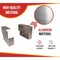Mytee Products 2 Pair 20 inx15 in Aluminum Dunnage Racks Holder for Flatbed & Gooseneck Trailers, 2PK FDR-1520x2 - alternate 2