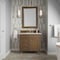 James Martin Vanities Brittany 36" Single Vanity, Saddle Brown, w/ 3 CM Siberian Silestone Top 650-V36-SBR-3SFR - alternate 3