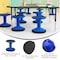 Flash Furniture Lucas Fixed Height Kids Flexible Active Stool w/Non-Skid Bottom in Blue, 14in. Seat Height BFT-9001F-14-BL-GG - alternate 2