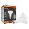 Sylvania TruWave LED Bulb, 5CCT Selectable, BR40 Lamp, 85 W Equivalent, Dimmable, Frosted 42108 - alternate 2
