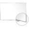Ghent Dry Erase Board, Porcelain, 48 1/2 in, 120 1/2 in, Aluminum Frame, White, Matte M1-410-4 - alternate 1