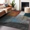 Homeroots 3' X 5' Copper Green And Gray Abstract Washable Indoor Outdoor Area Rug 603719 - alternate 2
