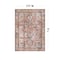 World Rug Gallery Vintage Boho Medallion Machine Washable Non Slip Area Rug 3 ft 3 in x 5 Multi 6025MULTI3X5 - alternate 2