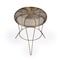 Homeroots 18" Antique Gold Iron Round End Table 488933 - alternate 2