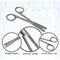 A2Z Scilab Lab Scissors 4.5 inches Blunt/Blunt Straight Blades, Stainless Steel A2Z-ZR-100S - alternate 2