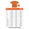 Ergodyne Hi-Vis Shirt, 3XL, Orange, Short Sleeve 21857 - alternate 2