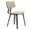 Leisuremod Clivo Leather Dining Chair with Walnut Poplar Wood Frame, 2PK CDDW-18TP2 - alternate 2
