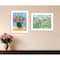 Homeroots Set Of Two Flower field or Bouquet White Framed Print Wall Art, 2PK 415797 - alternate 2