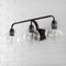 Jonathan Y Sandrine 26.25" 3-Light Iron/Seeded Glass Cottage Rustic LED Vanity Light, Oil Rubbed Bronze JYL7528A - alternate 2