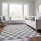 Homeroots 3' X 5' Gray And Ivory Polka Dot Washable Indoor Outdoor Area Rug 614899 - alternate 2