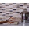 Apollo Tile 12x12 Emperador Dark, Beige Travertine Marble Polished Floor and Wall Mosaic Tile 5 sqft/case, 5PK APL013288MPA - alternate 2