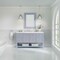 James Martin Vanities Breckenridge 60 in. Single Vanity, Serenity Blue, w/ 3 CM White Zeus Quartz Top 330-V60S-SRB-3WZ - alternate 2