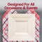 Smarty Had A Party Ivory Square Plastic Plates Dinnerware Value Set (120 Dinner Plates + 120 Salad Plates), 240PK 6939VP-CASE - alternate 1