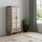 Homeroots 28in Brown Wood Accent Cabinet With Two Doors And One Drawer 716323 - alternate 2