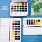 Daler-Rowney Aquafine Watercolor Paint Half Pan Travel Set, Assorted Colors, 24-Piece Set D131900102 - alternate 2