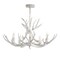 Jonathan Y Eldora 30" 5-Light Rustic Farmhouse Adjustable Resin Antler LED Chandelier, White JYL6300B - alternate 2