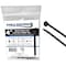 Kable Kontrol Fuel Line Radius Cable Zip Ties, 4 in L, 0.81 in Max Bundle Dia., Black, Nylon 6-6, 18 lbs Strength flct-04-18-100-bk - alternate 1