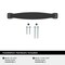 Amerock Franklin 3-3/4 inch (96mm) Center-to-Center Matte Black Cabinet Pull, 10PK 10VMP37051MB - alternate 2