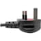 Eaton Tripp Lite Series UK Computer Power Cord - BS1363 to C5, 2.5A, 250V, 18 AWG, 6 ft. 1.83 m, Black P060-006 - alternate 2