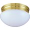 Boston Harbor Two Light Round Ceiling Fixture, 120 V, 60 W, 2-Lamp, A19 or CFL Lamp F14BB02-8005-3L - alternate 1
