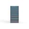 Strong Hold 10 drawer cabinet - (2x 2ft, 3x 3ft, 3x 5ft, 1x 7ft, 1x 9ft) - Blue accents - Keyed Alike S3060-PPAAS-1001FS - alternate 1