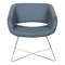 Office Star Products Resimercial Seating Faux Leather Lounge Chair, Blue LRL-R105 - alternate 2