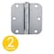 Global Door Controls 3.5 in Leaf W x 3.5 in Leaf H, Silver CP3535-5/8-26D-M - alternate 1