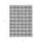 Homeroots 10' X 14' Gray And Charcoal Plaid Washable Indoor Outdoor Area Rug 595486 - alternate 2